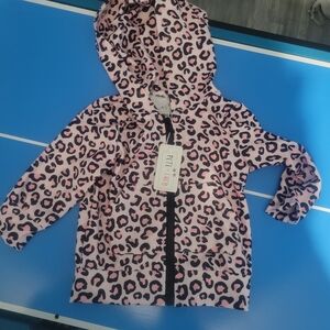 Pink Leopard Print Kids Jacket